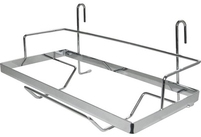 MULTIDOM Полка д/бум. полотенец навесная на рейлинг 27x12x11,5 см AN52129