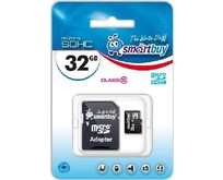 SMARTBUY (SB32GBSDCL1001) MicroSDHC 32GB Class10 UHSI + адаптер