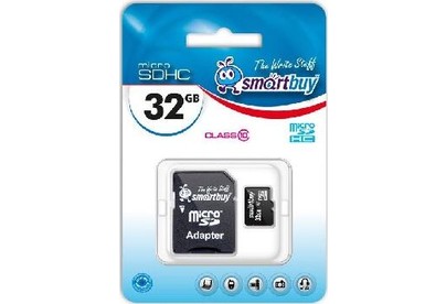 SMARTBUY (SB32GBSDCL1001) MicroSDHC 32GB Class10 UHSI + адаптер