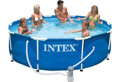 INTEX Бассейн каркасный 305х76см.+ фильтрнасос .(в коробке) Арт.28202NP