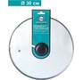 TIMA Крышка стеклян с металл/обод 30 см 4730