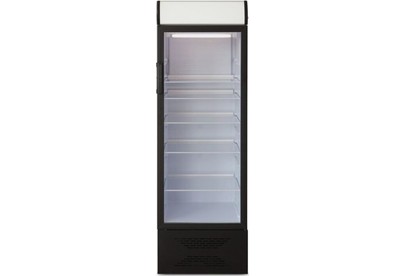 БИРЮСА B310P 310л черный витрина
