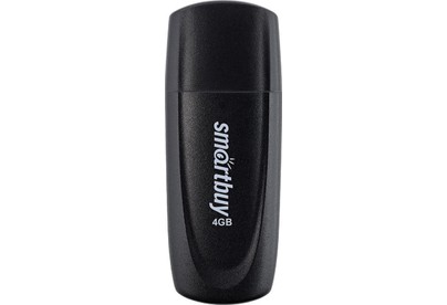 SMARTBUY (SB004GB2SCK) UFD 2.0 004GB Scout Black черный