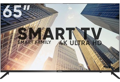 SOUNDMAX SMLED65M02SU UHD SMART безрамочный