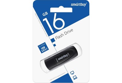 SMARTBUY (SB016GB3SCK) UFD 3.0/3.1 016GB Scout Black