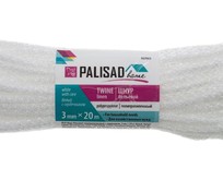 PALISAD HOME полипропиленовый с сердечником, 3 мм, L 20 м, белый, Home Palisad 937065