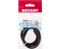 REXANT (184071) АУДИОКАБЕЛЬ AUX 3.5 ММ В ТКАНЕВОЙ ОПЛЕТКЕ 1 М ЧЕРНЫЙ