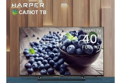 HARPER 40F685TS FHD SMART TV Салют Безрамочный