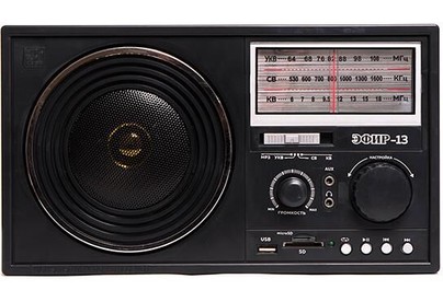 ЭФИР 13 УКВ 64108МГц, бат. 4*R20, 220V, USB/SD/microSD/AUX
