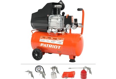 PATRIOT 525306366 EURO 24 240K Компрессор поршневой масляный