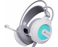 OKLICK Наушники с микрофоном Оклик HSL300G White белый 2.2м мониторные USB оголовье (1796952)