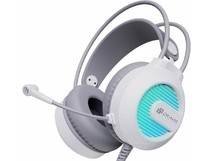 OKLICK Наушники с микрофоном Оклик HSL300G White белый 2.2м мониторные USB оголовье (1796952)
