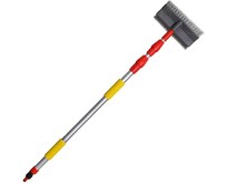 CLIM ART CASB07 телескопическая с краном, щеткой 25см, мягкой щетиной 115250см (CLA00177)