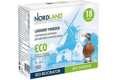 NORDLAND Стиральный порошок ECO, 900 г (180735)