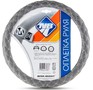 NOVA BRIGHT (M) экокожа, серая с прострочкой ромбиками 47364