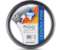NOVA BRIGHT (M) экокожа, черная перфорированная с рельефной строчкой 47357