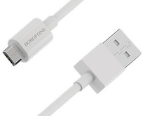 BOROFONE (6931474703293) BX22 USBmicroUSB 2A 1м белый