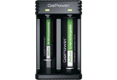 GOPOWER LiCharger 4 З/У для аккумуляторов 2 слота (0000015360)