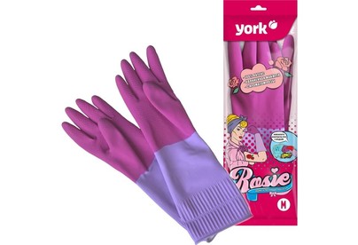 YORK резиновые с удлинённой манжетой ароматизированные Рози (M) 092670