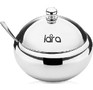 LARA LR0835 SS сахарница с ложкой стекло
