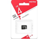 SMARTBUY (SB4GBSDCL400) MicroSDHC 4GB Class4