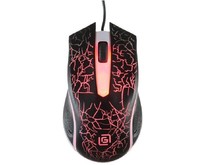 OKLICK Мышь Оклик 395M SHADOW черный оптическая (1500dpi) USB для ноутбука (3but)