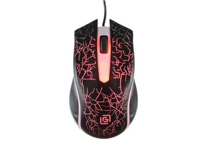 OKLICK Мышь Оклик 395M SHADOW черный оптическая (1500dpi) USB для ноутбука (3but)