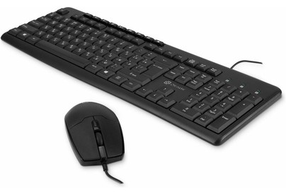 OKLICK Клавиатура + мышь Оклик S650 клав:черный мышь:черный USB Multimedia (1875246)