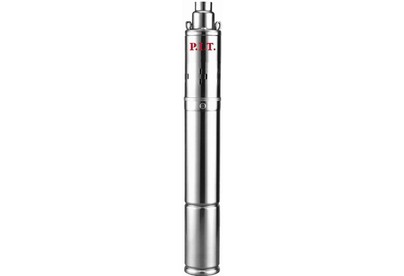 P.I.T. Насос скважинный электрич. PSW550T (550Вт, напор 80м, 23л/мин, нерж. сталь, терм. защ, винт)