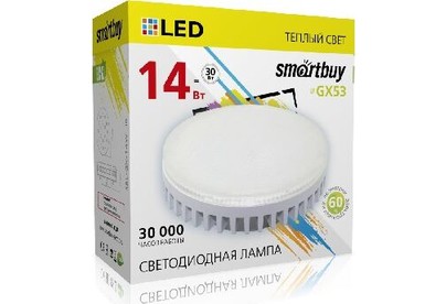SMARTBUY (SBLGX14W3K) 14W/3000K/GX53