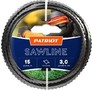 PATRIOT 805403311 D 3,0 мм L 15 м (квадрат,пилообразный профиль) Леска ProfLine для триммеров