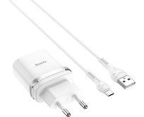 HOCO (6931474716286) C12Qm QC3.0 White + кабель MICRO USB