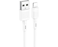 HOCO (6931474770875) X83iUSB 2.4A Lightning 8pin белый  1,0m
