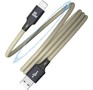 AKSBERRY (6900327560017) X164 Magnetic USB A Lightning, бежевый