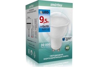 SMARTBUY (SBLGU109_560K) 9.5W/6000K/GU10