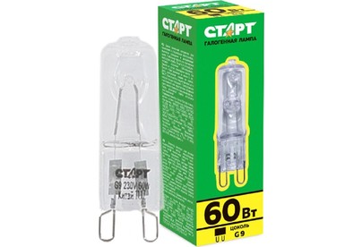 СТАРТ (6072) G9 220V 60W CL