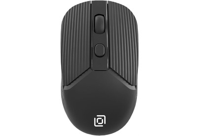 OKLICK Мышь Оклик 509MW black черный оптическая (1600dpi) беспроводная USB для ноутбука (3but)