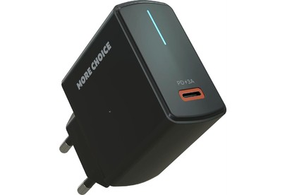 MORE CHOICE (4610196409936) NC60 1USBC 3.0A PD 20W быстрая зарядка Black