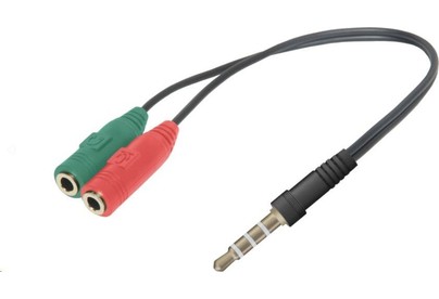 DEFENDER (63012) HEADSET JACK 2*3.5JACK3.5 4PIN JACK 0,15м