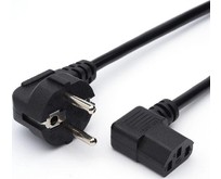 GOPOWER (0000024536) C13 (f) 1.8м ПВХ 0.75мм угловой черный (1/125)
