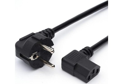 GOPOWER (0000024536) C13 (f) 1.8м ПВХ 0.75мм угловой черный (1/125)