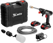 MTX Моечная машина высокого давления аккумуляторная А2102, 40 бар, 4 л/мин, Liion 21 В, 2 акк.//