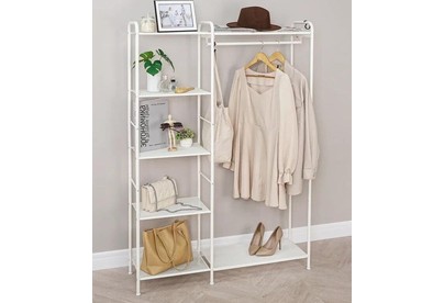 ЗМИ Гардеробная система Валенсия 1 (VALENCIA 1 clothes rack) (Белый) ГСВ1 Б