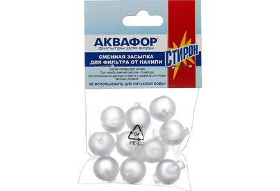 АКВАФОР Сменная засыпка для фильтра от накипи (полифосфат натрия)