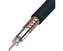 REXANT (012003) RG58 A/U, 50 ОМ, CU/AL/CU, 64%, БУХ 100 м, черный