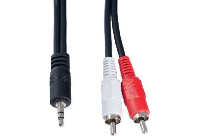 PERFEO (J2001) JACK 3.5 мм  2XRCA 1 м