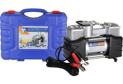 NOVA BRIGHT АК75 двухпоршневой, пластиковый кейс с инструментами 36448