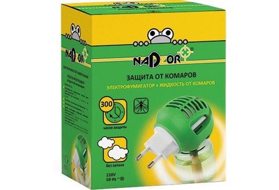 NADZOR Комплект от комаров (Электрофумигатор+жидкость 30 мл), IKL 001H