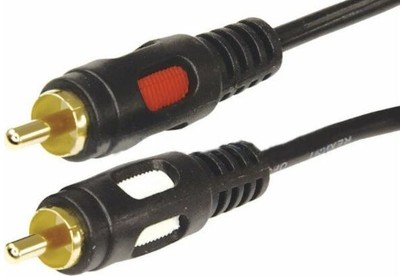 REXANT (170146) ШНУР 2 RCA  2 RCA, ДЛИНА 5 МЕТРОВ, ЧЕРНЫЙ (GOLD)