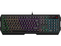 A4TECH Клавиатура Bloody B135N черный USB Multimedia for gamer LED (подставка для запястий) (B135N)